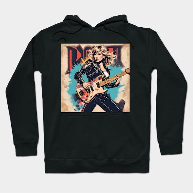 Taylor Swift vintage dnd style art Hoodie by Sans Peur